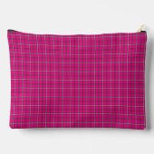 Pochette À Accessoires Pink Black Plaid Classic Pattern Bright (Verso)