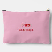 Pochette À Accessoires Pink Bridesmaid Espresso Martini Bachelorette  (Verso)