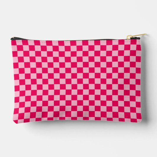 Pochette À Accessoires Pink Combination Classic Checkerboard par STaylor (Verso)