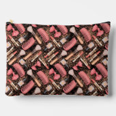 Pochette À Accessoires Pink Cosmetics Pattern Glitter  (Recto)