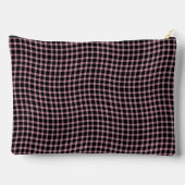 Pochette À Accessoires Pink Purple Plaid Checker Seamless Pattern Large (Verso)