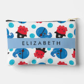 Pochette À Accessoires Pirate Octopus, Motif Octopus, Mer, Votre Nom (Verso)