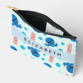 Pochette À Accessoires Pirate Octopus, Pirate Jellfish, Mer, Votre Nom (Ouvrir)