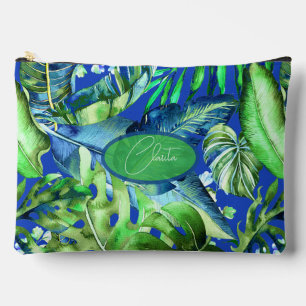 Pochette À Accessoires PixDezines Hawaïen Feuillage Tropical Junge