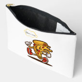 Pochette À Accessoires pizza, je viens (Ouvrir)