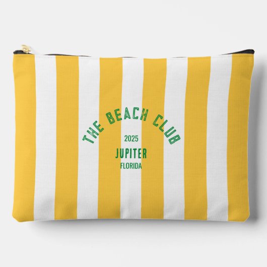 Pochette À Accessoires Plage Club Crest - LVB - Conception personnalisée (Recto)