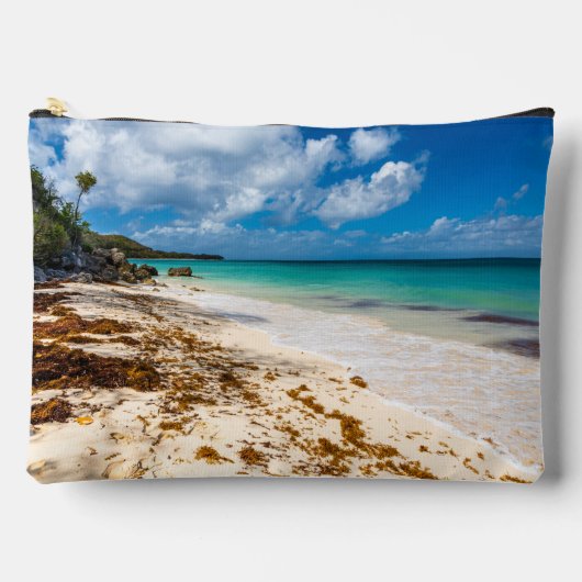 Pochette À Accessoires Plage d'Anse Canot sur Marie-Galante (Recto)