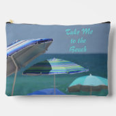 Pochette À Accessoires Plage Essentials Tropical Blue Ocean Seascape (Recto)