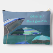 Pochette À Accessoires Plage Essentials Tropical Blue Ocean Seascape (Verso)