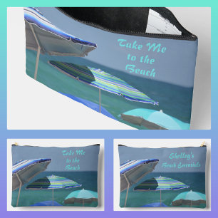 Pochette À Accessoires Plage Essentials Tropical Blue Ocean Seascape