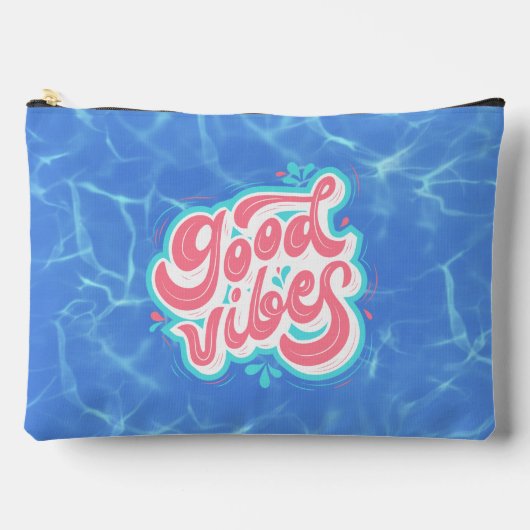 Pochette À Accessoires Plage/piscine Good Vibes (Recto)