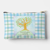 Pochette À Accessoires Plaid de l'Arbre de Vie (Verso)