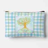 Pochette À Accessoires Plaid de l'Arbre de Vie (Recto)