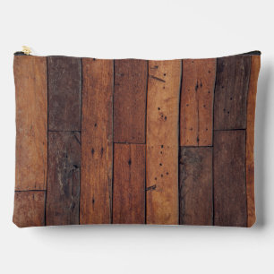 Pochette À Accessoires planches en bois