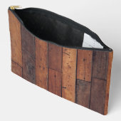 Pochette À Accessoires planches en bois (Ouvrir)