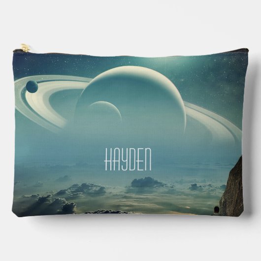Pochette À Accessoires Planètes Whimsics Space Dreamscape Personnalisé (Recto)