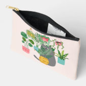 Pochette À Accessoires Plantes Chat (Ouvrir)