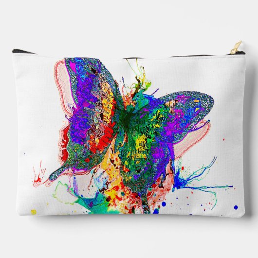 Pochette À Accessoires Plateau papillon personnalisé (Verso)