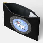 Pochette À Accessoires Plongée Westie hublot (Ouvrir)