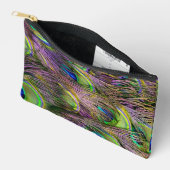 Pochette À Accessoires Plume de paon (Ouvrir)