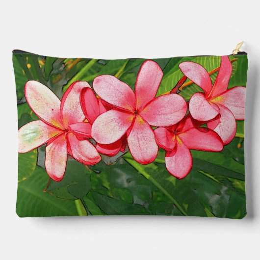 Pochette À Accessoires plumérie (Verso)