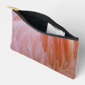 Pochette À Accessoires Plumes de Flamant rose dans les tons roses (Ouvrir)
