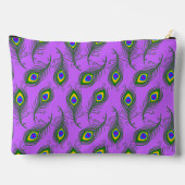 Pochette À Accessoires Plumes de paon (Verso)