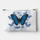 Pochette À Accessoires Pochette Accessoires Petite Impression Papillon Bl (Verso)
