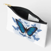 Pochette À Accessoires Pochette Accessoires Petite Impression Papillon Bl (Ouvrir)