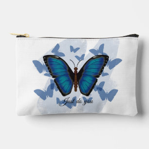 Pochette À Accessoires Pochette Accessoires Petite Impression Papillon Bl