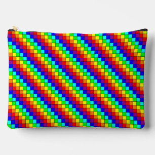 Pochette À Accessoires Pochette Accessoires - Rayures Arc-en-ciel