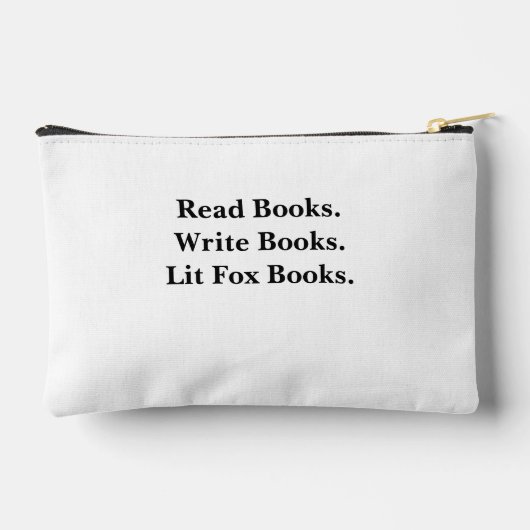 Pochette À Accessoires "Poetry will save us all" zippered pouch (Verso)