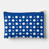 Pochette À Accessoires Points Blancs Bleus (Verso)