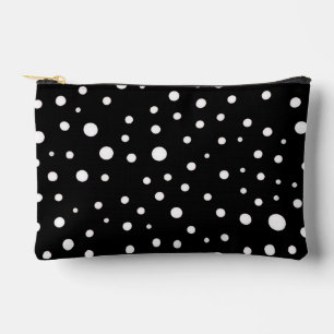 Pochette À Accessoires Points blancs sur petit noir