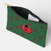 Pochette À Accessoires Points de coccinelle (Ouvrir)