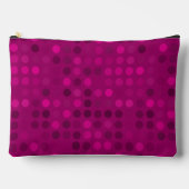 Pochette À Accessoires points de prune en velours rouge (Recto)