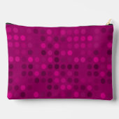 Pochette À Accessoires points de prune en velours rouge (Verso)