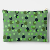 Pochette À Accessoires points verts de différentes nuances (Verso)