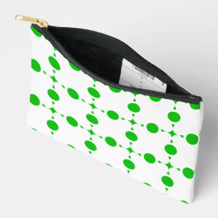 Pochette À Accessoires Points verts, Motif à pois, Pois, Pointillé