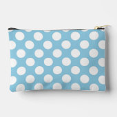 Pochette À Accessoires Pois Bleus, Motif Pointe Polka, Points, Pointe (Verso)