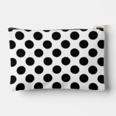 Pochette À Accessoires Pois, Motif Polka Dot, noir et blanc (Verso)