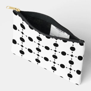 Pochette À Accessoires Pois noirs, Motif à points Polka, points, pointill