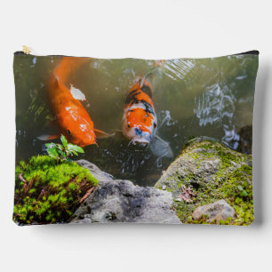 Pochette À Accessoires Poisson Koi dans un étang