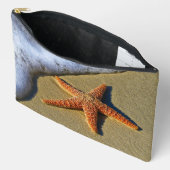 Pochette À Accessoires Poisson unique sur la plage (Ouvrir)