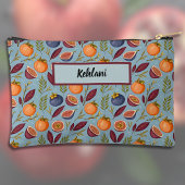 Pochette À Accessoires Pomegranate Orange Fern Purple Dusty Blue Monogram