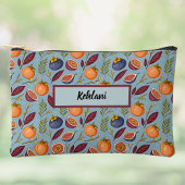 Pochette À Accessoires Pomegranate Orange Fern Purple Dusty Blue Monogram