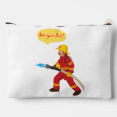 Pochette À Accessoires pompier, tu as chaud ? (Verso)
