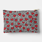 Pochette À Accessoires Pop Art Heart Motif (Verso)