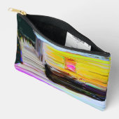 Pochette À Accessoires porte jaune (Ouvrir)