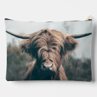 Portrait de vache Highland